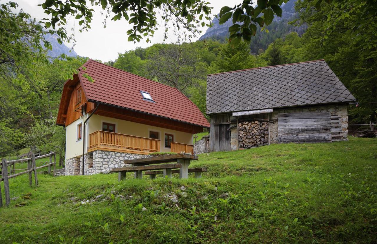Zadnjica Holiday House Soča Eksteriør billede