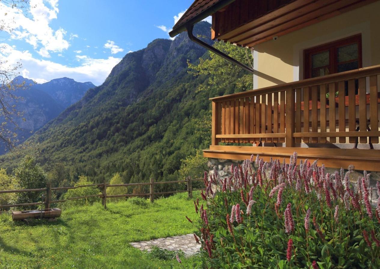 Zadnjica Holiday House Soča Eksteriør billede